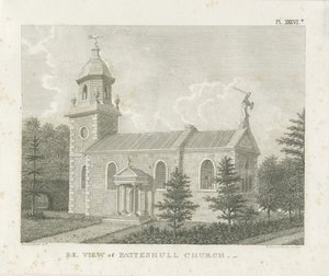 Patshull Kilisesi: gravür, nd [1762-1802] by Stebbing Shaw