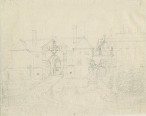 Patshull House: karakalem, nd [?1762-1802] by Stebbing Shaw