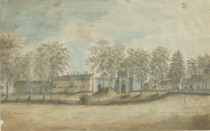 Rushall Kalesi/Salon: sulu boya, nd [1791] by Stebbing Shaw