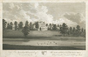 Shenstone - Little Aston Hall: gravür, nd [1762-1798] (baskı) by Stebbing Shaw