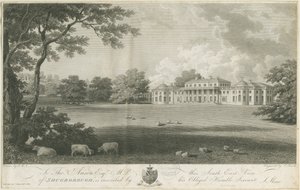 Shugborough Hall: gravür, nd [c 1802] (baskı) by Stebbing Shaw