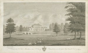 Somerford Hall: gravür ve [18. yüzyılın sonları] (baskı) by Stebbing Shaw