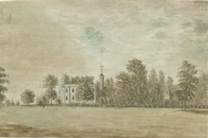 Statfold Salonu: sulu boya, nd [1762-1802] by Stebbing Shaw