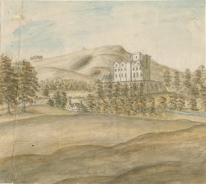 Stourton Kalesi: sulu boya, nd [1762-1798] by Stebbing Shaw