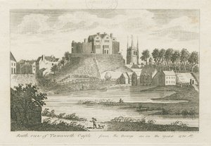 Tamworth Kalesi: gravür by Stebbing Shaw