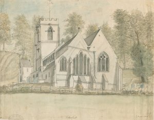 Tettenhall Kilisesi: suluboya resim, ndc 1794] by Stebbing Shaw