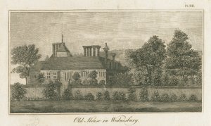 Wednesbury - Eski Ev: gravür, nd [1762-1802] (baskı) by Stebbing Shaw