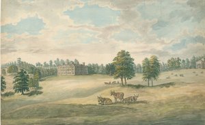 Weston-under-Lizard - Salon: sulu boya, nd [1762-1802] by Stebbing Shaw