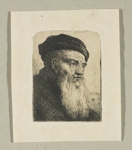 Üç Çeyrek Profilinde Bir Adamın Başı by Stefan Juliusz Norblin de la Gourdaine