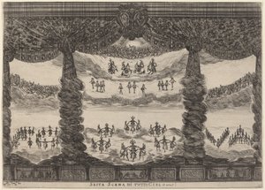 Tüm Cennetin Altıncı Sahnesi by Stefano Della Bella after Alfonso Parigi II
