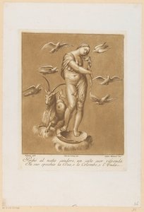 Venüs Anadyomene Plafondschilderingen van de Loggia di Galatea de Villa Farnesina te Roma