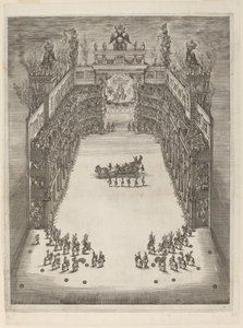 Tiyatronun Havadan Görünümü, 1652. by Stefano della Bella
