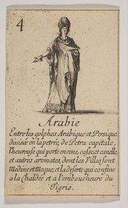 Arabistan, 1644. by Stefano della Bella