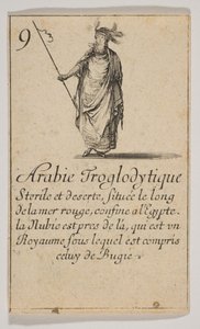 Trogloditik Arabistan, 1644. by Stefano della Bella