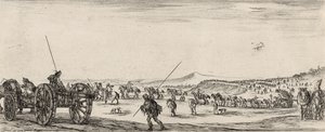 Diğer Conduite de Cannons, (döşemiş kağıt üzerine gravür) by Stefano della Bella