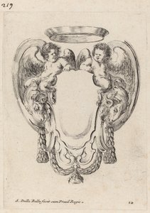 Koçlu Kartuş ve Bebek Satirler, 1647. by Stefano della Bella