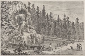 Apeninlerin Devasa Heykeli, muhtemelen 1653. by Stefano della Bella