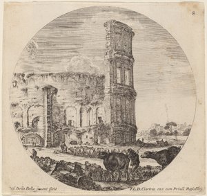 Kolezyum, 1646. by Stefano della Bella