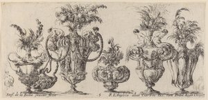 Fantastik Vazolar, muhtemelen 1646. by Stefano della Bella