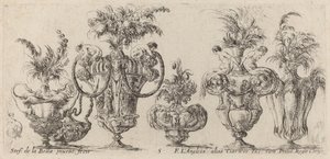 Fantastik Vazolar, muhtemelen 1646. by Stefano della Bella