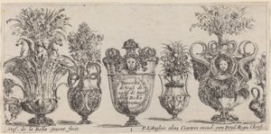 Fantastik Vazolar, muhtemelen 1646. by Stefano della Bella