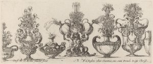 Fantastik Vazolar, muhtemelen 1646. by Stefano della Bella