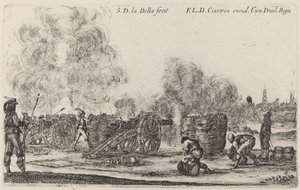 Topların Ateşlenmesi, c. 1641. by Stefano della Bella