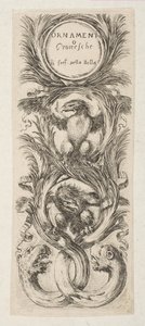 Frontispiece: Süsler veya Groteskler, yaklaşık. 1653. by Stefano della Bella