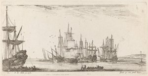 Gemi Grubu, 1644. by Stefano della Bella