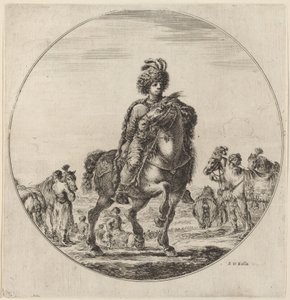 Macar Şövalyesi. by Stefano della Bella
