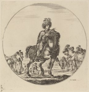 Macar Süvari by Stefano della Bella