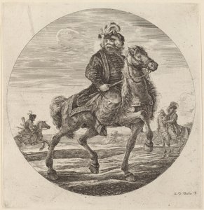 Macar Süvari by Stefano della Bella