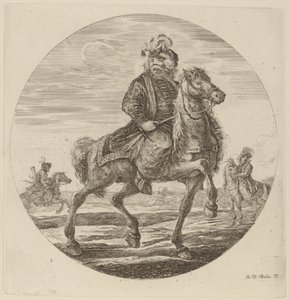 Macar Süvari by Stefano della Bella