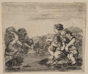 Mitoloji Oyunu Mitolojisinden Latona, 1644. by Stefano della Bella