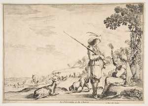 Floransalı avcılık, ca. 1654. by Stefano della Bella