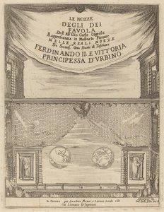 Tanrıların Düğünü: Frontispiece, 1637. by Stefano della Bella
