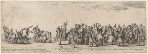 Ekselanslarının Ahırlarının Efendisi ve Yirmi Hizmetkar, 1633. by Stefano della Bella