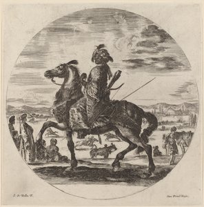 Mağribi Süvari by Stefano della Bella