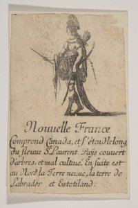 Yeni Fransa, 1644. by Stefano della Bella