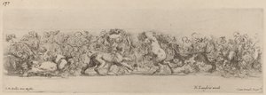 Üzüm Asması ile Süs Frizi, muhtemelen 1648. by Stefano della Bella
