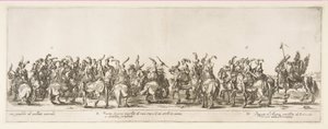 Polonya Elçiliği G ve H, 1633 Girişinin bir parçası. by Stefano della Bella