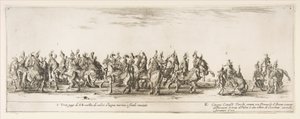 Polonya Elçiliği I ve K, 1633 Girişinin bir parçası. by Stefano della Bella