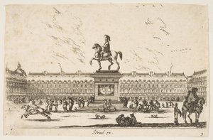 Levha 3: La Place Royale, XIII. Louis