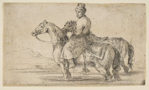 Polonyalı Damat Yıkanan Atlar, yak. 1662. by Stefano della Bella