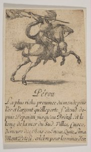 Peru, 1644. by Stefano della Bella