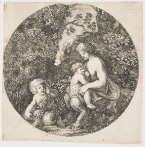 Satyr'in Karısı, 1656 by Stefano della Bella