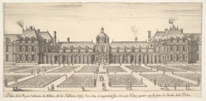 Çeşitli görüşlerden Tuilleries olarak adlandırılan Catherine de Medici