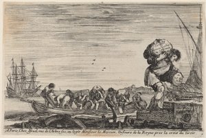 Deniz Limanlarının Görünümleri için Başlık Sayfası, 1647. by Stefano della Bella