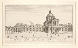 Sorbonne Şapeli ve Evinin Görünümü ve Perspektifi by Stefano della Bella