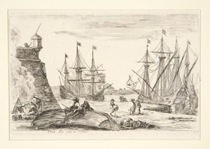 Calais Köşesinin Görünümü (Vue d by Stefano della Bella